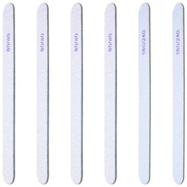 Nail Files, Professional Washable Nail Files 4Pcs 80/80 Grit and 2Pcs 180/240 Grit Nails File Double Sided Nails File for Natural and Acrylic Fingernail Buffer Block Manicure Tools Pet Grooming Tools