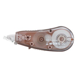 Tombow MONO CCE5 Mini Correction Roller, Soft Beige, 5 mm x 6 m, Perfect for Bullet Journal Dot Grids, Immediately Rewritable for Right and Left Handed Users, Includes Protective Cap [CT-CCE5-52-B]