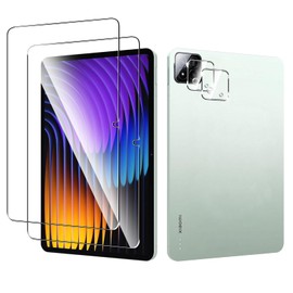 Anoowkoa 2 Pack for Xiaomi Pad 7/7 Pro 11.2 inch Screen Protector Tablet Film + 2 Pack Xiaomi Pad 7/7 Pro Camera Lens tempered glass.9H Hardness.Anti-Fingerprint.no Bubbles.High Definition.Full Coverage