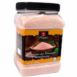 Pragná Cristales del Himalaya Condimento (Sal más equilibrada y saludable que la sal normal de mesa) , envase de 1.9 kg