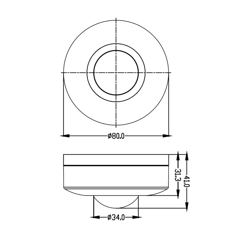 Maclean MCE314 PIR Motion Sensor for Indoor Mounting, Infrared Motion