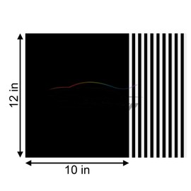 20Pcs Black & White Heat Transfer Vinyl 12" x 10" Sheets T-Shirt HTV Bundle Pack Best HTV for Silhouette Cameo and Cricut - Teflon Included