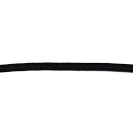 CBKnot Premium 1/4" Stiff Polyester Halter Cord Rope - Used by Elite Trainers for Halter Manufacturing. Low Stretch, High Strength, Made in The USA (200 ft. Hank, Black)