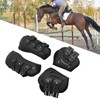 Horse Front Hind Leg Boots Shock Absorption Breathable Open Front