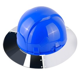 Hard Hat Sun Shade Visor Compatible with Standard MSA V-Gard Full Brim Hard Hats, Reusable & Replaceable Hard Hat Accessory, Brim Extender Hardhat Shade for Outdoor Work - Sun Shield & Heat Protection