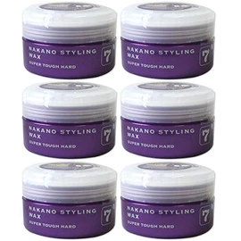 Nakano Styling Wax 7 Super Tough Hard X6 Piece Set 3.2 oz (90 g)