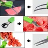 3 in 1 Ball Cutter, RosyFate Watermelon Cutter, Melon Cutter
