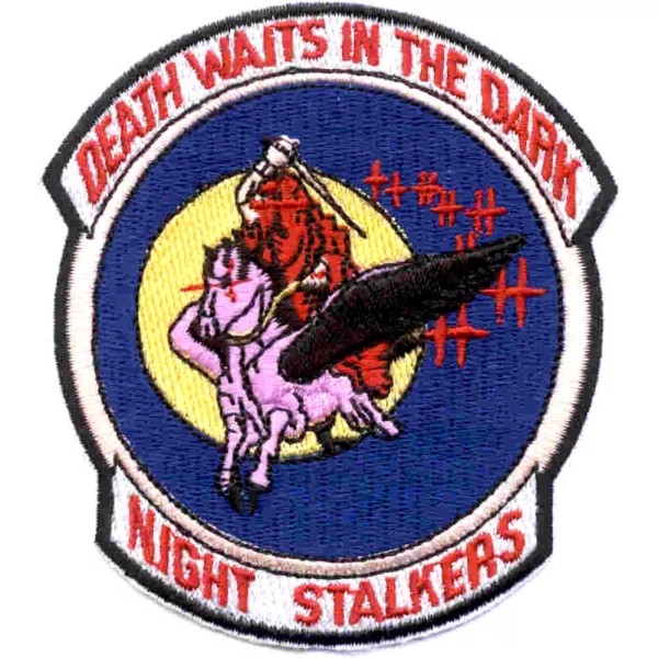 4" ARMY 160TH SOAR 101ST AIRBORNE NIGHT STALKERS EMBROIDERED PATCH