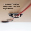 The Quickdraw (2 Pack) - Under Desk Cord Management Mount,