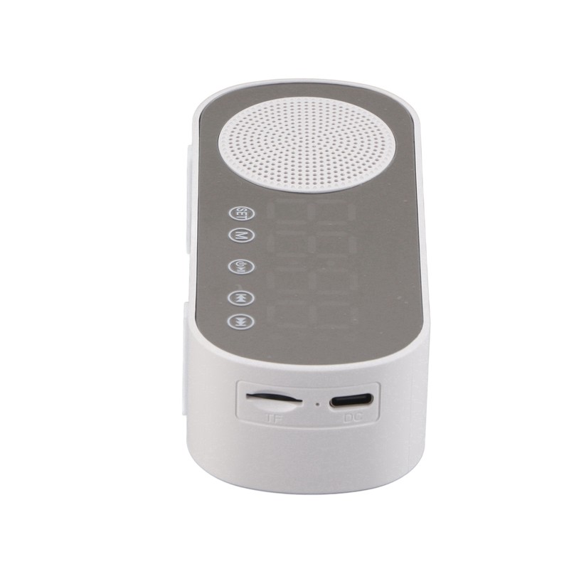 Digital Alarm Clock HIFI FM Radio Rechargeable Bluetooth 5.0 Speaker
