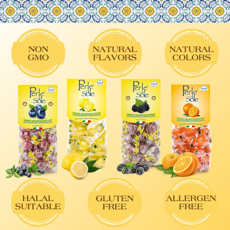 Perle di Sole Candy from Italy - Italian Hard Candy