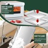 Half Sheet Pans with Rack Set [2 Pans + 2