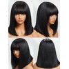Julia Hair 12 Inch Light Yaki Straight Bob Wig with