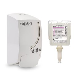 PREVEN'S Paris® Curve Soap Dispenser, 300 ml White & PREVEN'S Paris™ 3-in-1 Luxurious Shower Cream