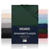 Dreamzie Fitted Sheet, 80 x 200 cm, 100% Microfibre, Bed