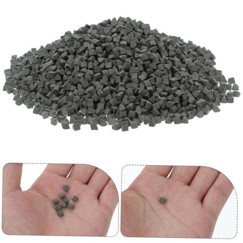 Zerodeko 500g Triangular Abrasive Jewelry Polishing Machine Kit Tumbling Media