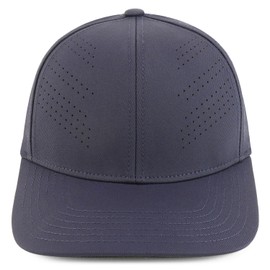 Trendy Apparel Shop - Gorra de bola ajustable de 6 paneles de aire estructurado de gran tamaño XXL, marino, XX-Large