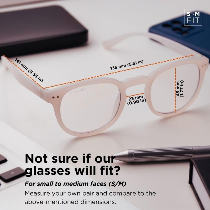 Horus X • Round Blue Light Glasses | Computer Glasses