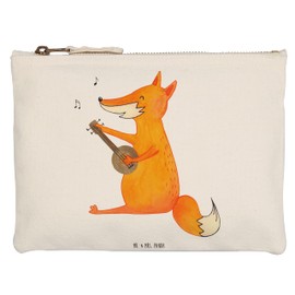 Mr. & Mrs. Panda Pencil Case M Make-Up Bag Fox Guitar White