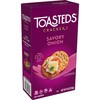 Toasteds Crackers, Party Snacks, Lunch Snacks, Savory Onion (6 Boxes)