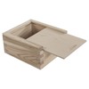 WooDeeDoo Small Wooden Decorative Sliding Lid Box | 10.5 x