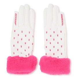 Jack Bunny 262-4285151 Women's Gloves with Both Hands (Anti-Slip, Heat Retention), Golf,, 090_pink