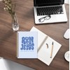 KRHFG Blue Christian Spiral Notebook, Run to Jesus Bible Verse