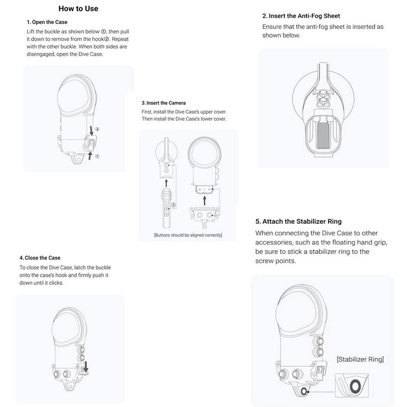 Insta360 X3 Waterproof Case / 45M Underwater Diving Protective Case