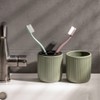 Present Time Bathroom Accessory Set Neat - Grayed Jade (PT3922GR)