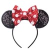 Mouse Ears Bow Headbands for Kids Girls Women