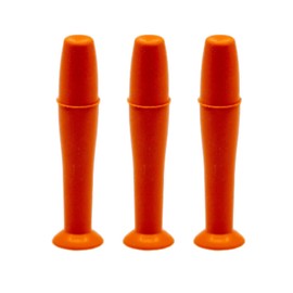 DMV Ultra Hard Contact Lens Remover **NOT for Soft Lenses** (Orange, 3 Count (Pack of 1))