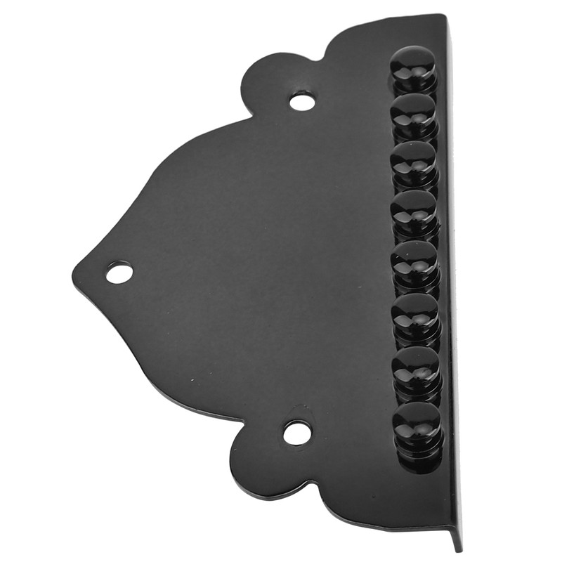 Mandolin Tailpiece Black 8-String Screws Triangular Parts Musical Instrument Accessories