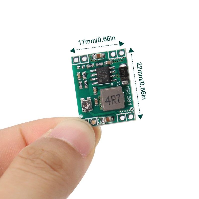 Pack of 10 Mini Step Down Converter Module, QIQIAZI DC-DC