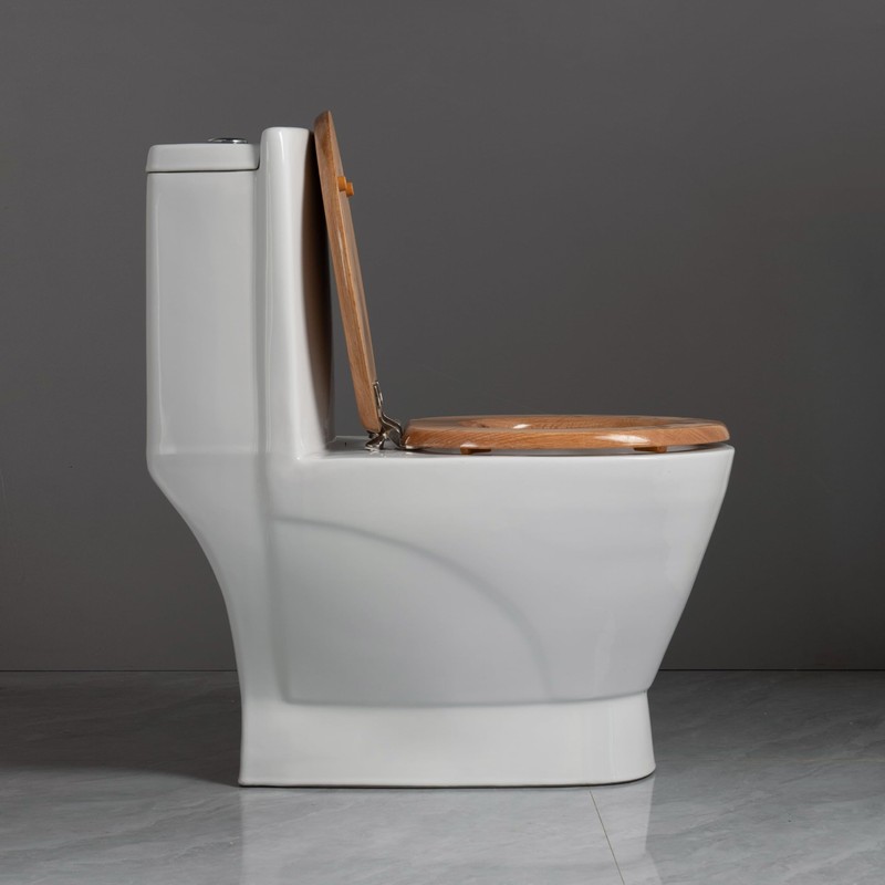 Toilet Seat, Oak Wood, Solid Wood, High Gloss Finish, PIKLiDS