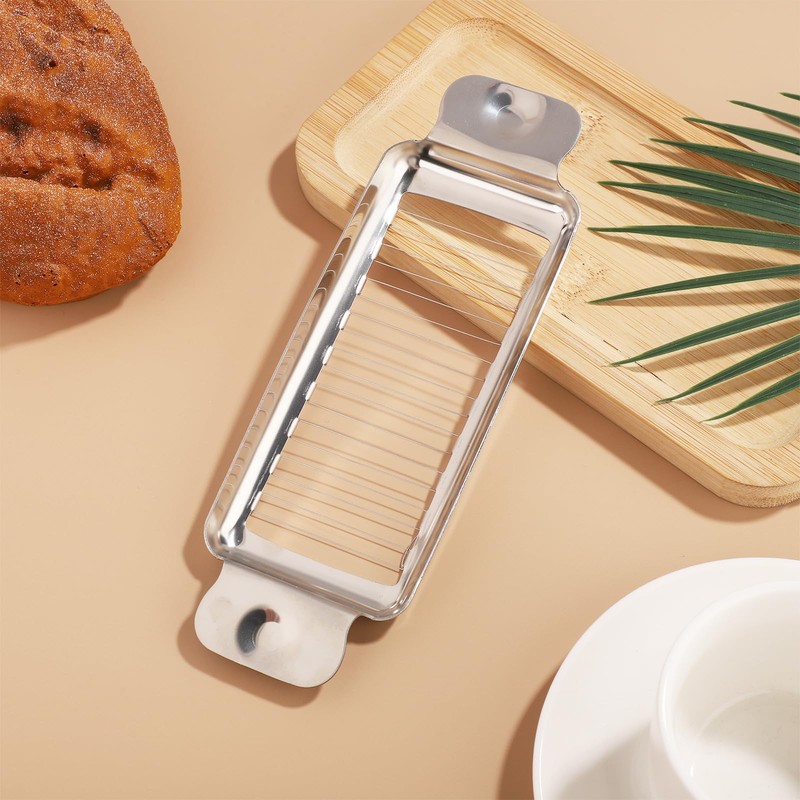 Butter Slicer Cutter, Stainless Steel Cheese Slicer Ergonomic Butter Gadgets
