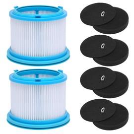 4039 HEPA Filters Replacement Kit for Bissell PowerClean FurGuard 280W Vacuum 4039 4051 4205, FurFinder 200W Self-Standing Cordless Vacuum 4052 4026 4031 4137, 2 Filters and 4 Pre-Filter Pads