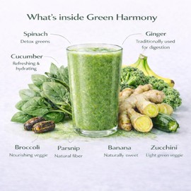 Green Smoothie Powder with Super Greens & Detox Greens – Freeze Dried Fruit & Greens Blend, No Added Sugar, Vegan, 10 Servings | Boost Blends