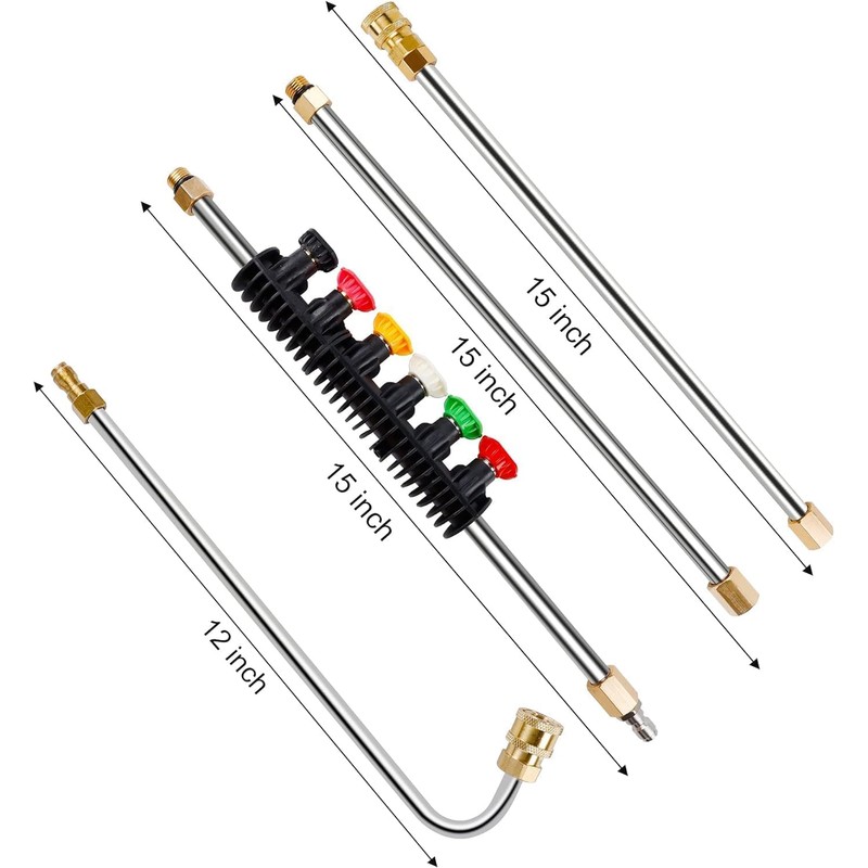 YUET Pressure Washer Extension Wand Set, Power Washer Replacement Lance