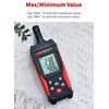 TA620A Temperature Humidity Meter, Handheld Thermometer Hygrometer with Ambient, Dew
