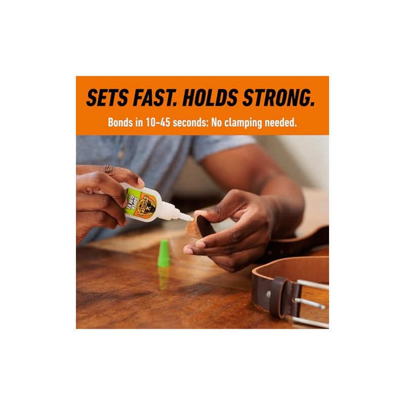 Gorilla Super Glue Gel XL, 25 gramos, transparente, (paquete de