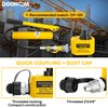DOOROOM 10T 1.0"/26mm Stroke Hydraulic Cylinder, Porta Power Ram with