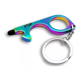 Dtup Llavero Llave Anti Contagio Anti Virus Touch Multiusos Acero