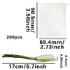 Pack of 200 Tea Filter Bags for Loose Tea, Tea