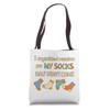 Missing Socks Reunion Funny Laundry Bag Missing Socks Tote Bag