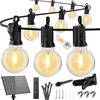Brightown 38FT Solar String Lights Outdoor with Remote and 16