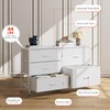 Nicehill White Dresser for Bedroom with 5 Drawers, Small Dresser