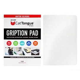 Non-Adhesive Grip Pads by CatTongue â Portable Multi-Purpose Non Slip Mat for Preventing Tools, Gadgets, and Gear from Slipping, Sliding, or Shifting (Clear)