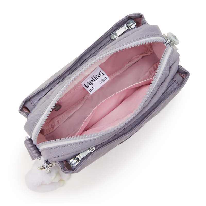 Kipling ABANU Small crossbody, Tender Grey (Grey)