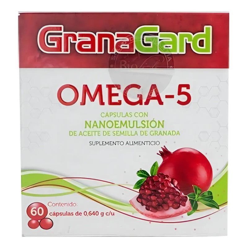 Granagard Omega Nanotecnología Aceite Semilla Granada 60ct