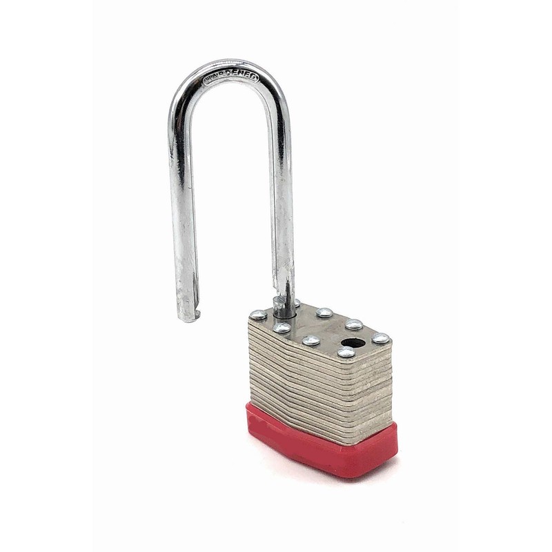 Vault Locks 40mm Keyed Alike Laminated Steel Long Shackle Padlock,